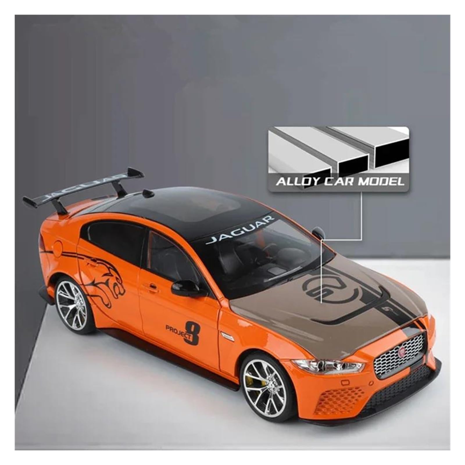 1/18 ジャガーXE プロジェクト8 Jaguar XE Amazon.com: 1 18 for Jaguar XE SV Project 8 Alloy Sports Car